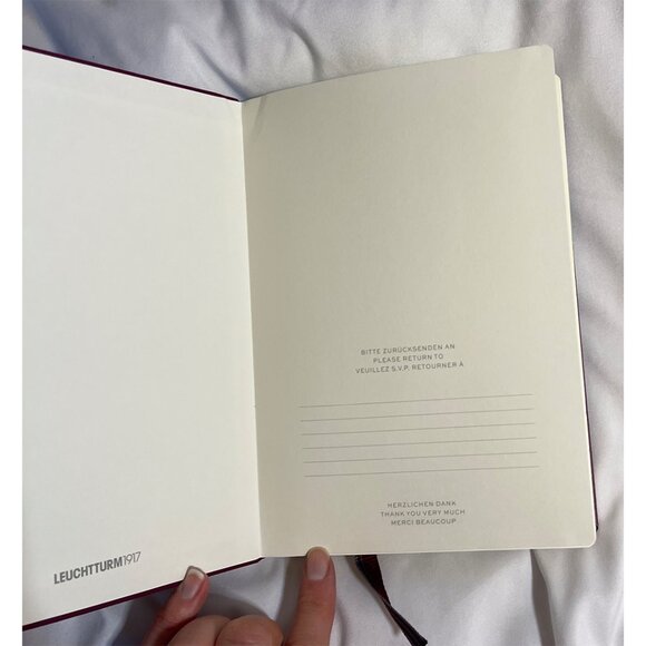 Leuchtturm1917 A5 Hardcover Notebook Duo | Gold Special Edition + Port Red - Picture 5 of 9